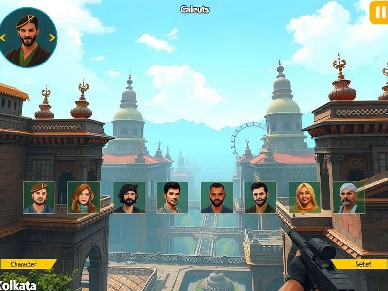 Kolkata CS Domination map showcasing Indian architecture